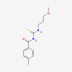 N-{[(3-methoxypropyl)amino]carbonothioyl}-4-methylbenzamide