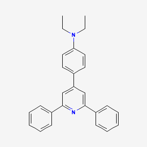 4-(2,6-diphenyl-4-pyridinyl)-N,N-diethylaniline