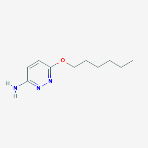molecular formula C10H17N3O B494531 6-Hexoxypyridazin-3-amine 
