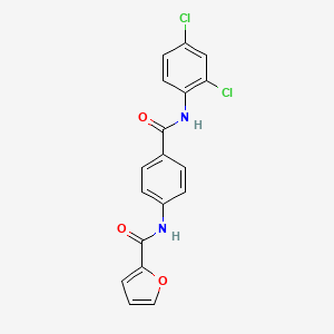 N-(4-{[(2,4-dichlorophenyl)amino]carbonyl}phenyl)-2-furamide