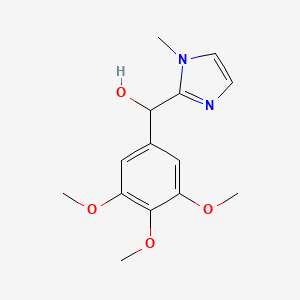 (1-methyl-1H-imidazol-2-yl)(3,4,5-trimethoxyphenyl)methanol