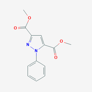 molecular formula C13H12N2O4 B494552 dimethyl 1-phenyl-1H-pyrazole-3,5-dicarboxylate CAS No. 55115-08-7
