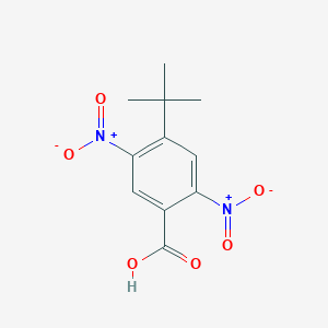 molecular formula C11H12N2O6 B494554 4-Tert-butyl-2,5-dinitrobenzoic acid 