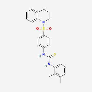 N-[4-(3,4-dihydro-1(2H)-quinolinylsulfonyl)phenyl]-N'-(2,3-dimethylphenyl)thiourea