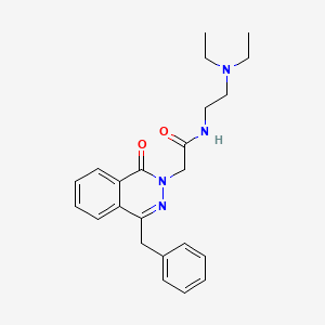 2-(4-benzyl-1-oxo-2(1H)-phthalazinyl)-N-[2-(diethylamino)ethyl]acetamide