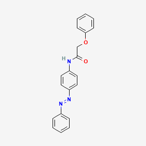 2-phenoxy-N-[4-(phenyldiazenyl)phenyl]acetamide