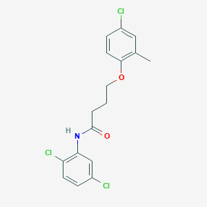 molecular formula C17H16Cl3NO2 B4945697 4-(4-chloro-2-methylphenoxy)-N-(2,5-dichlorophenyl)butanamide 