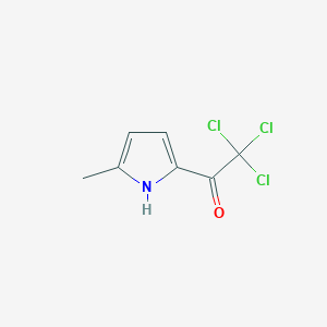 molecular formula C7H6Cl3NO B494578 2,2,2-trichloro-1-(5-methyl-1H-pyrrol-2-yl)ethanone CAS No. 183268-72-6