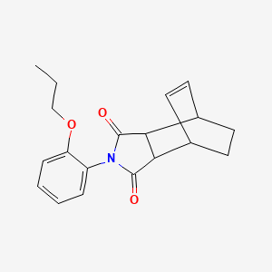 4-(2-propoxyphenyl)-4-azatricyclo[5.2.2.0~2,6~]undec-8-ene-3,5-dione