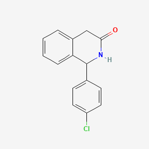 molecular formula C15H12ClNO B4945851 1-(4-chlorophenyl)-1,4-dihydro-3(2H)-isoquinolinone 