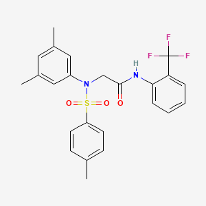 N~2~-(3,5-dimethylphenyl)-N~2~-[(4-methylphenyl)sulfonyl]-N~1~-[2-(trifluoromethyl)phenyl]glycinamide