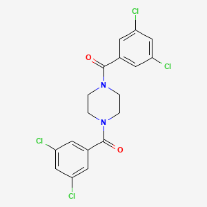 1,4-bis(3,5-dichlorobenzoyl)piperazine