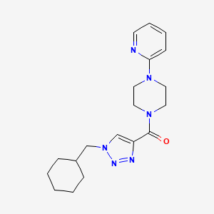 1-{[1-(cyclohexylmethyl)-1H-1,2,3-triazol-4-yl]carbonyl}-4-(2-pyridinyl)piperazine