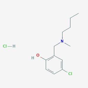 2-[[Butyl(methyl)amino]methyl]-4-chlorophenol;hydrochloride