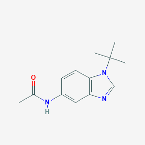 molecular formula C13H17N3O B494610 N-(1-tert-butyl-1H-benzimidazol-5-yl)acetamide 