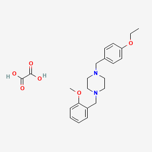 1-(4-ethoxybenzyl)-4-(2-methoxybenzyl)piperazine oxalate