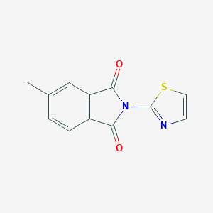 molecular formula C12H8N2O2S B494616 4-Methyl-N-(2-thiazolyl)phthalimide CAS No. 303773-53-7