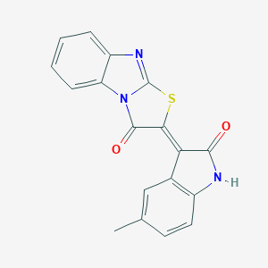 2-(5-METHYL-2-OXO-1,2-DIHYDRO-3H-INDOL-3-YLIDEN)[1,3]THIAZOLO[3,2-A][1,3]BENZIMIDAZOL-3-ONE