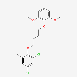 1,5-dichloro-2-[4-(2,6-dimethoxyphenoxy)butoxy]-3-methylbenzene