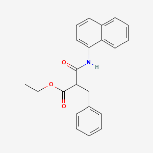 ethyl 2-benzyl-3-(1-naphthylamino)-3-oxopropanoate