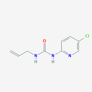molecular formula C9H10ClN3O B494627 N-allyl-N'-(5-chloro-2-pyridinyl)urea 