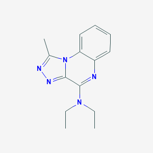 molecular formula C14H17N5 B494630 4-Diethylamino-1-methyl[1,2,4]triazolo[4,3-a]quinoxaline 