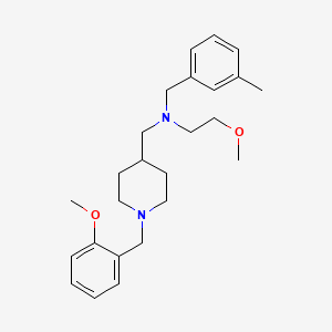 2-methoxy-N-{[1-(2-methoxybenzyl)-4-piperidinyl]methyl}-N-(3-methylbenzyl)ethanamine