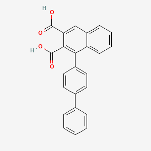 1-(4-Phenylphenyl)naphthalene-2,3-dicarboxylic acid