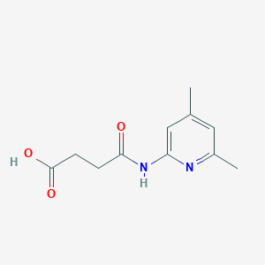 molecular formula C11H14N2O3 B494646 4-[(4,6-Dimethylpyridin-2-yl)amino]-4-oxobutanoic acid 
