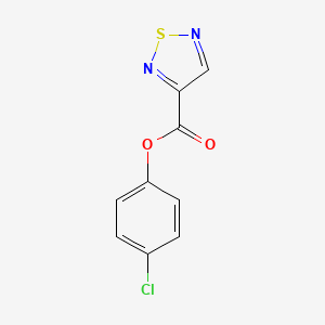 4-chlorophenyl 1,2,5-thiadiazole-3-carboxylate