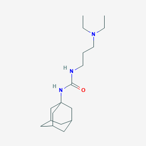 molecular formula C18H33N3O B494650 N-(1-adamantyl)-N'-[3-(diethylamino)propyl]urea 