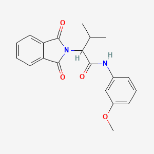 2-(1,3-dioxo-1,3-dihydro-2H-isoindol-2-yl)-N-(3-methoxyphenyl)-3-methylbutanamide