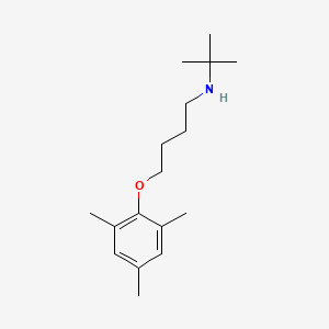 molecular formula C17H29NO B4946509 N-(tert-butyl)-4-(mesityloxy)-1-butanamine 