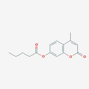 4-methyl-2-oxo-2H-chromen-7-yl pentanoate