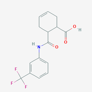 6-({[3-(trifluoromethyl)phenyl]amino}carbonyl)-3-cyclohexene-1-carboxylic acid