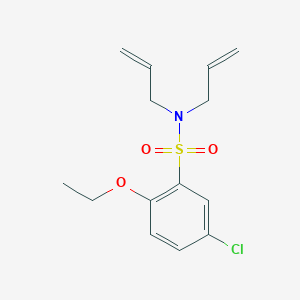 molecular formula C14H18ClNO3S B4946566 N,N-diallyl-5-chloro-2-ethoxybenzenesulfonamide 