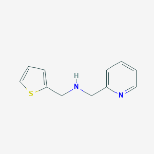 molecular formula C11H12N2S B494665 2-Pyridylmethyl(2-thienylmethyl)amine CAS No. 478797-44-3