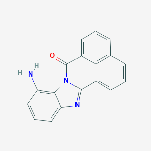 molecular formula C18H11N3O B4946670 8-Amino-3,10-diazapentacyclo[10.7.1.02,10.04,9.016,20]icosa-1(19),2,4,6,8,12,14,16(20),17-nonaen-11-one 