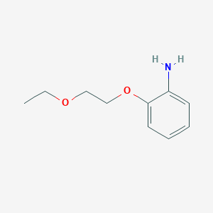 molecular formula C10H15NO2 B494668 2-(2-Ethoxyethoxy)aniline CAS No. 3062-48-4