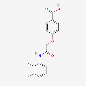 4-{2-[(2,3-dimethylphenyl)amino]-2-oxoethoxy}benzoic acid