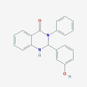 molecular formula C20H16N2O2 B4946783 2-(3-hydroxyphenyl)-3-phenyl-2,3-dihydro-4(1H)-quinazolinone 