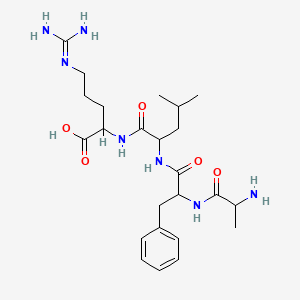 molecular formula C24H39N7O5 B4946816 alanylphenylalanylleucylarginine 