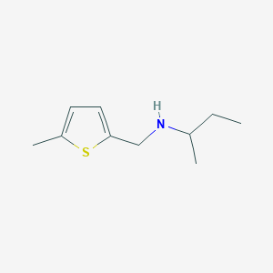 N-[(5-methylthiophen-2-yl)methyl]butan-2-amine