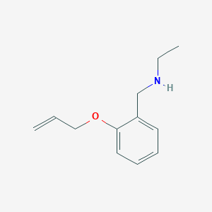molecular formula C12H17NO B494687 N-(2-(Allyloxy)benzyl)ethanamine CAS No. 869942-52-9
