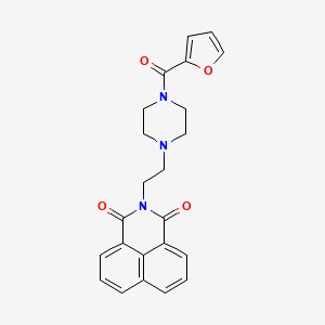 2-[2-[4-(Furan-2-carbonyl)piperazin-1-yl]ethyl]benzo[de]isoquinoline-1,3-dione