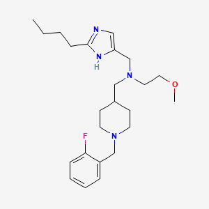 N-[(2-butyl-1H-imidazol-4-yl)methyl]-N-{[1-(2-fluorobenzyl)-4-piperidinyl]methyl}-2-methoxyethanamine