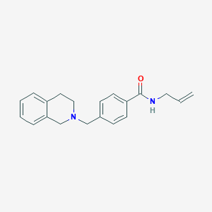 N-allyl-4-(3,4-dihydro-2(1H)-isoquinolinylmethyl)benzamide