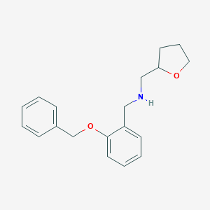 {[2-(Benzyloxy)phenyl]methyl}[(oxolan-2-yl)methyl]amine