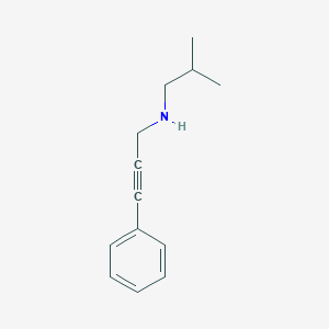 molecular formula C13H17N B494706 N-(2-甲基丙基)-3-苯基丙-2-炔-1-胺 CAS No. 347406-04-6