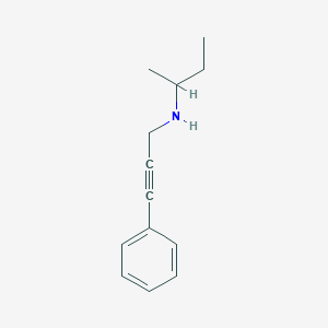 molecular formula C13H17N B494707 N-(3-phenylprop-2-yn-1-yl)butan-2-amine CAS No. 889949-75-1